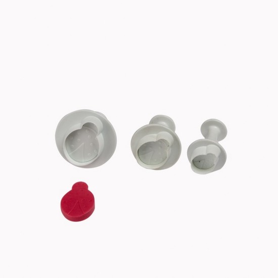 Marienkäfer Ausstechformen 3er Set - 40234 - Mytortenland